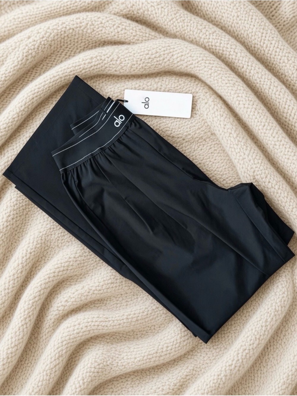 Alo Black Suit up Trousers